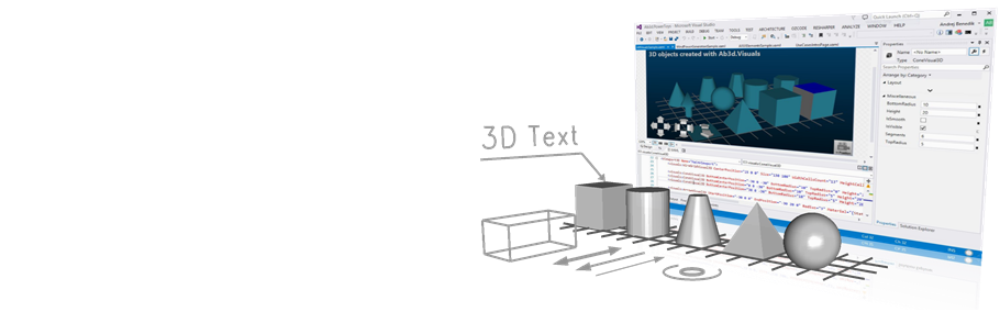Ab3d.PowerToys is the best WPF 3D toolkit