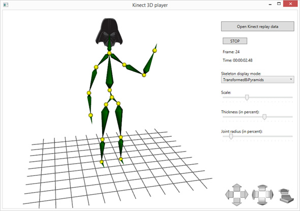 Ab3d.PowerToys Kinect sample