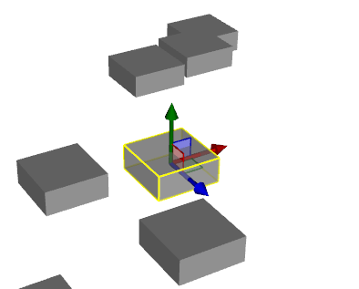 Model mover to move 3D models in the 3D scene