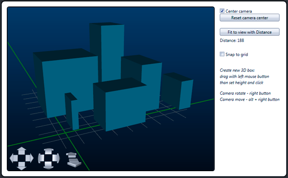 Scene editor in Ab3d.PowerToys samples