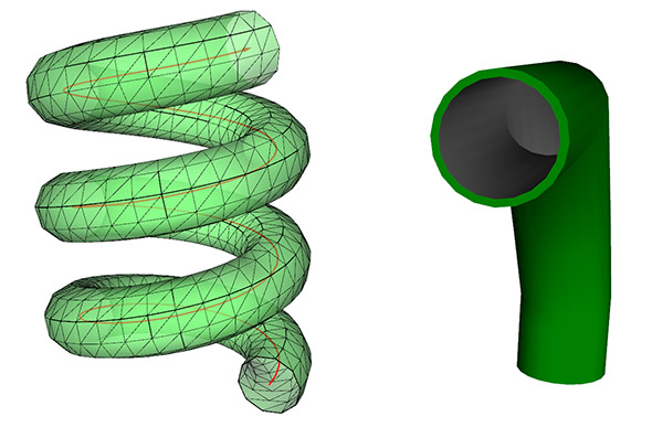 3D tube path in Ab3d.PowerToys library