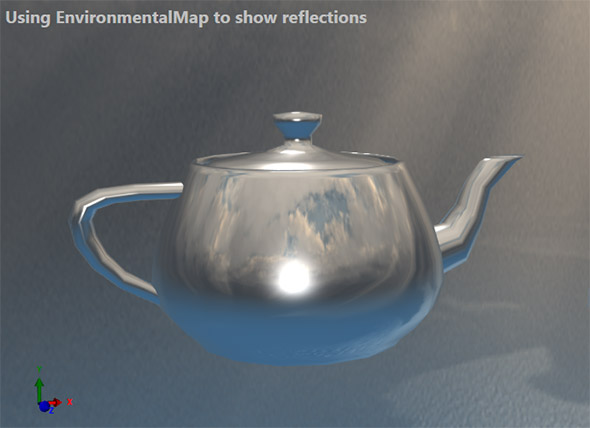 Rendering DirectX reflection in .Net with Ab3d.DXEngine