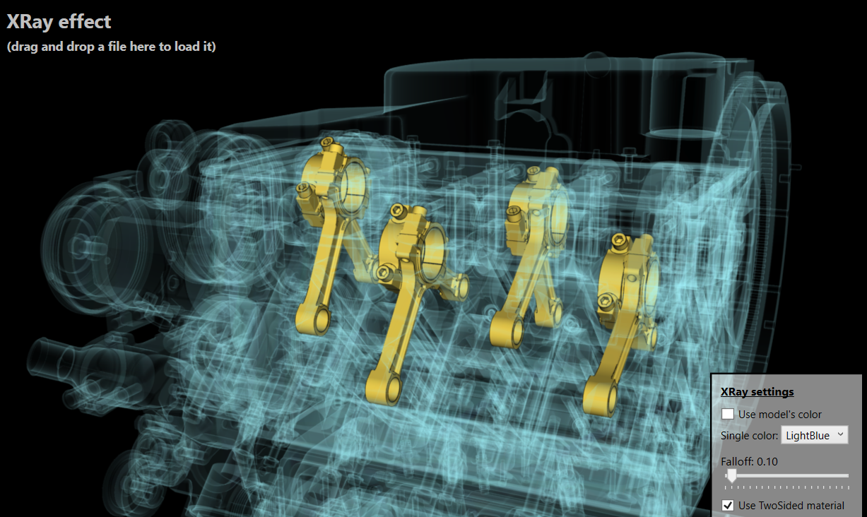 X-Ray effect on Ab3d.DXEngine