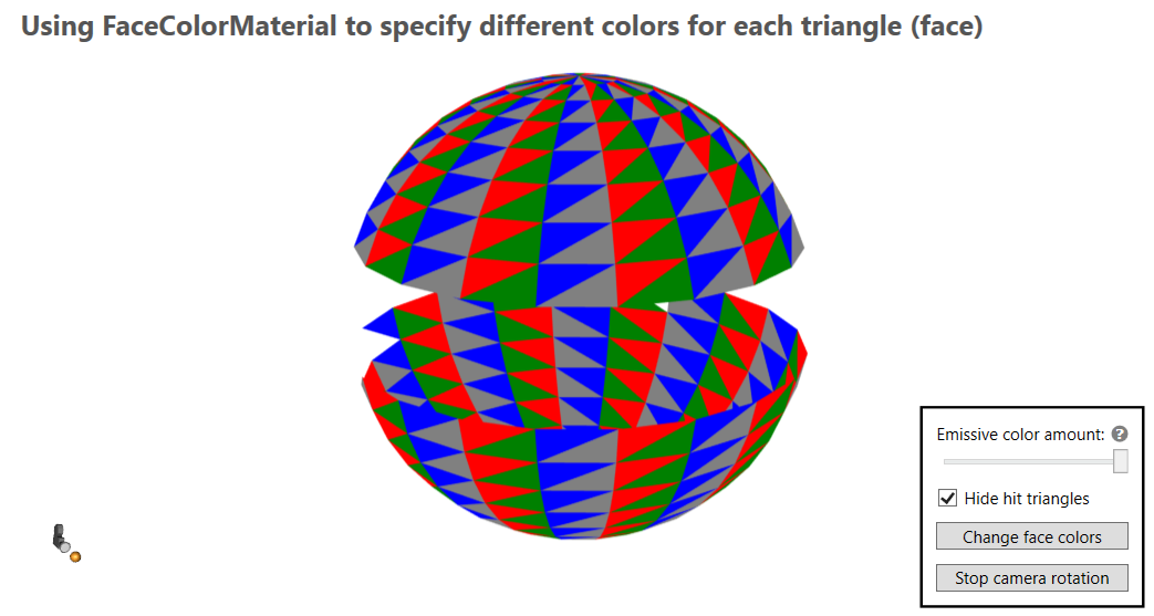 Face color material