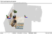 Cropping point-cloud and exportin it to a ply file.