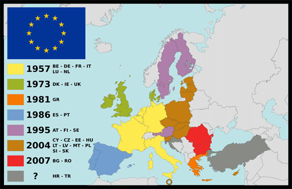 EU Accesson map svg file