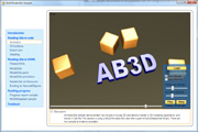 Animator3ds sample demonstrates how to play 3D animations stored in 3ds file