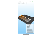 Ab4d.SharpEngine in a cross-platform Avalonia UI app running on iOS