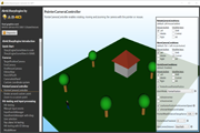 Ab4d.SharpEngine in a WPF application on Windows (PointerCameraContoller sample)